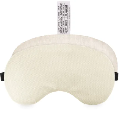 (18cm x 11.5cm) - Natural Cotton Fabric with Black Hook & Loop + Elastic Fastening Strap with Removable Cover