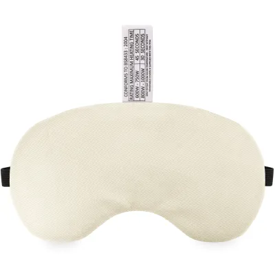 (18cm x 11.5cm) - Natural Cotton Fabric with Black Hook & Loop + Elastic Fastening Strap