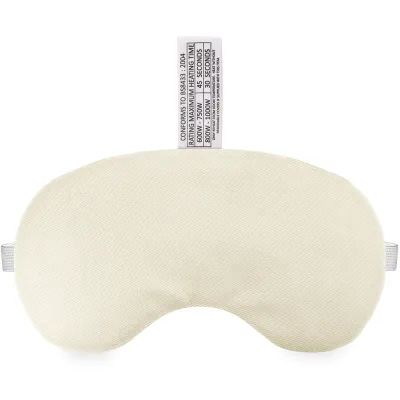 (18cm x 11.5cm) - Natural Cotton Fabric with White Hook & Loop + Elastic Fastening Strap