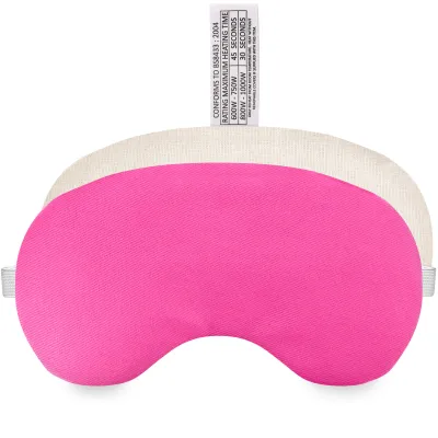 (18cm x 11.5cm) - Hot Pink Cotton Fabric with White Hook & Loop + Elastic Fastening Strap with Removable Cover