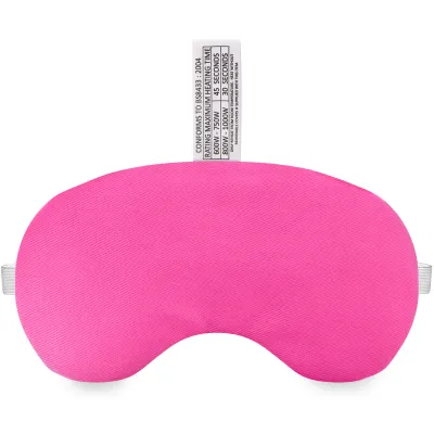 (18cm x 11.5cm) - Hot Pink Cotton Fabric with White Hook & Loop + Elastic Fastening Strap Scented (Organic Lavender Buds)