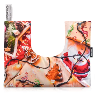 (37cm x 27cm) - Christmas Decorations Design Soft Velvet Polyester Fabric Scented (Organic Lavender Buds) (Personalised with Text)