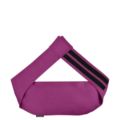 (140cm) - Purple Cotton Fabric and Removable Cover (Personalised with Text)