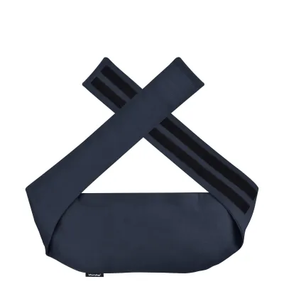 (160cm) - Navy Blue Cotton Fabric and Removable Cover (Personalised with Text)