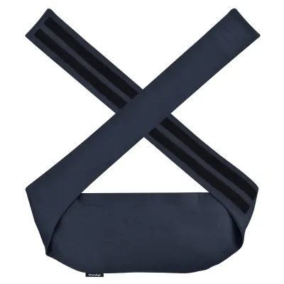 (200cm) - Navy Blue Cotton Fabric and Removable Cover (Personalised with Text)