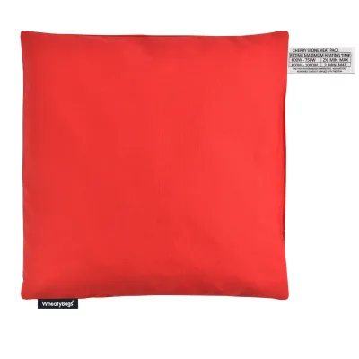 (23cm) - Red Cotton Fabric Scented (Organic Lavender Buds) (Personalised with Text)