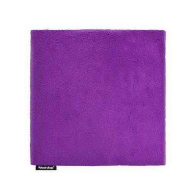 (24cm) - Purple Fleece Fabric (Personalised with Text)