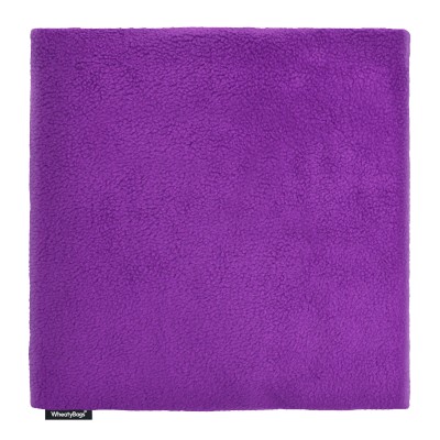 (34cm) - Purple Fleece Fabric (Personalised with Text)