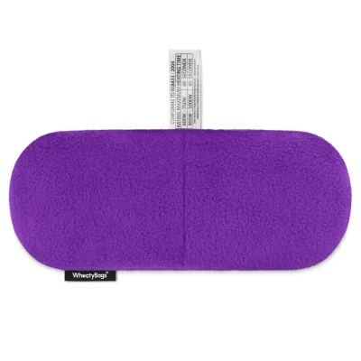 (27cm x 11cm) - Purple Fleece Fabric (Personalised with Text)