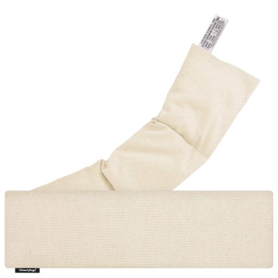 (47cm x 12cm) - Natural Organic Cotton Removable Cover (Personalised with Text)