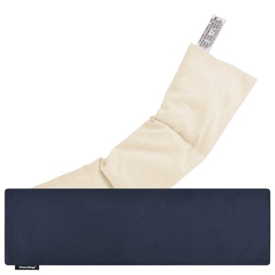(47cm x 12cm) - Navy Blue Cotton Fabric Removable Cover (Personalised with Text)