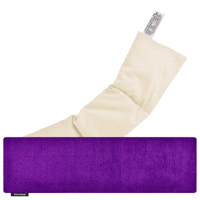 (47cm x 12cm) - Purple Fleece Fabric Removable Cover (Personalised with Text)