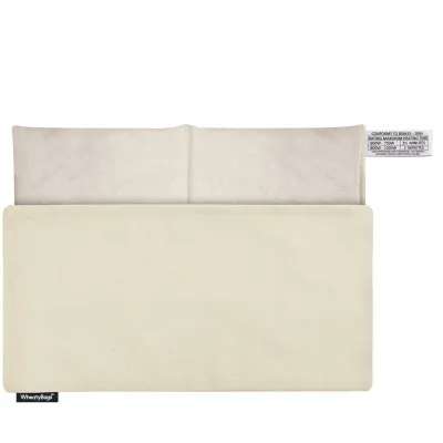 (33cm x 16cm) - Natural Cotton Fabric with Removable Cover (Personalised with Text)