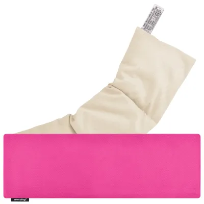 (49cm x 15cm) - Hot Pink Cotton Fabric with Removable Cover (Personalised with Text)