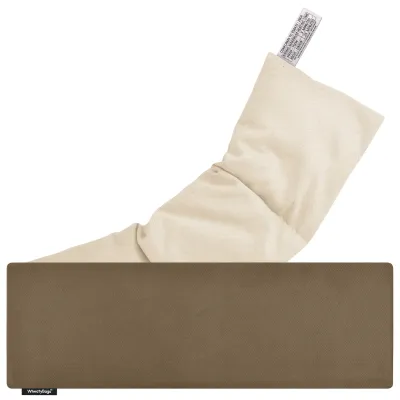 (49cm x 15cm) - Chocolate Luxury Cotton Fabric with Removable Cover (Personalised with Text)