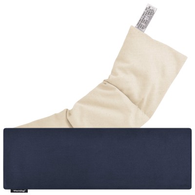 (49cm x 15cm) - Navy Blue Cotton Fabric Removable Cover (Personalised with Text)