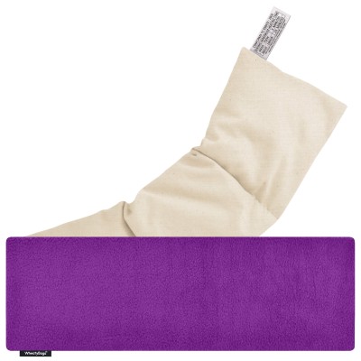 (49cm x 15cm) - Purple Fleece Fabric Removable Cover (Personalised with Text)