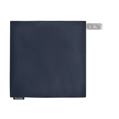 (24cm) - Navy Blue Cotton Fabric (Personalised with Text)