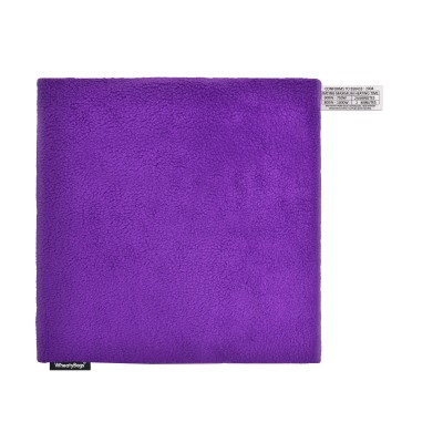 (24cm) - Purple Fleece Fabric (Personalised with Text)