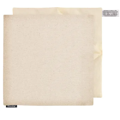 (34cm) - Natural Organic Cotton with Removable Cover (Personalised with Text)