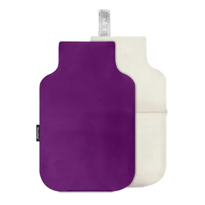 (27cm) - Purple Cotton Fabric with Removable Cover (Personalised with Text)