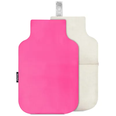 (35cm) - Hot Pink Cotton Fabric with Removable Cover (Personalised with Text)