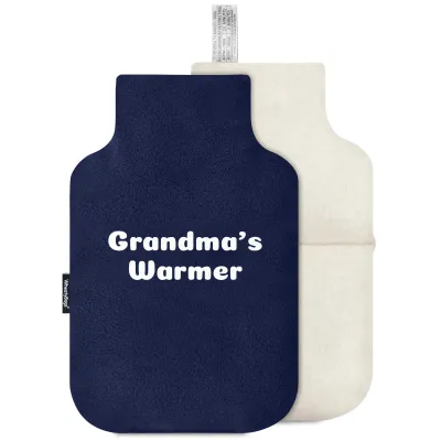 (35cm) - Navy Blue Fleece Fabric with Removable Cover