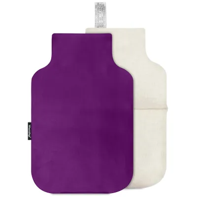 (35cm) - Purple Cotton Fabric with Removable Cover (Personalised with Text)