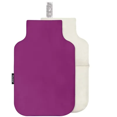 (35cm) - Purple Cotton Fabric Scented (Organic Lavender Buds) with Removable Cover (Personalised with Text)