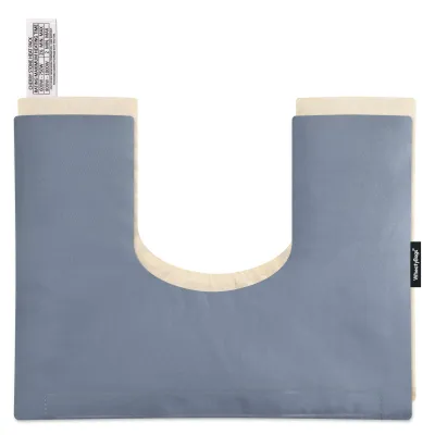 (37cm x 27cm) - Gothic Blue Luxury Cotton Fabric Scented (Organic Lavender Buds) with Removable Cover (Personalised with Text)