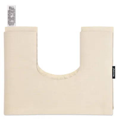 (37cm x 27cm) - Natural Organic Cotton with Removable Cover (Personalised with Text)