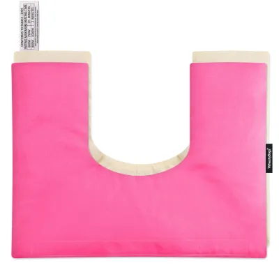 (37cm x 27cm) - Hot Pink Cotton Fabric with Removable Cover (Personalised with Text)