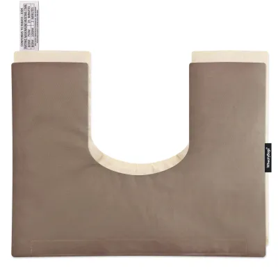 (37cm x 27cm) - Chocolate Luxury Cotton Fabric with Removable Cover (Personalised with Text)