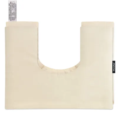 (37cm x 27cm) - Natural Cotton Fabric with Removable Cover (Personalised with Text)