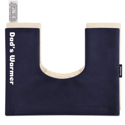 (37cm x 27cm) - Navy Blue Fleece Fabric Scented (Organic Lavender Buds) Removable Cover