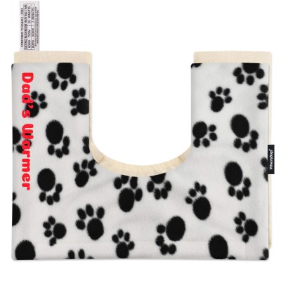 (37cm x 27cm) - Paws Fleece Fabric Scented (Organic Lavender Buds) Removable Cover