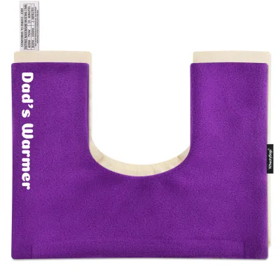 (37cm x 27cm) - Purple Fleece Fabric with Removable Cover