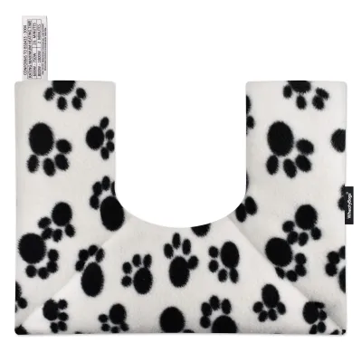 (37cm x 27cm) - Paws Fleece Fabric Scented (Organic Lavender Buds) (Personalised with Text)