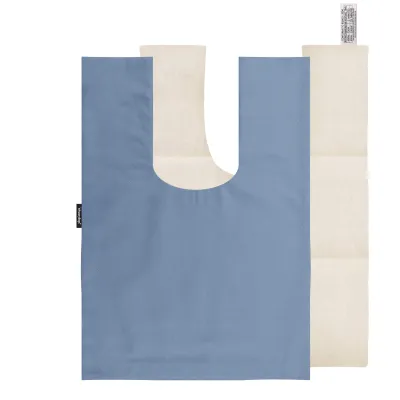 (48cm x 33cm) - Gothic Blue Luxury Cotton Fabric with Removable Cover (Personalised with Text)