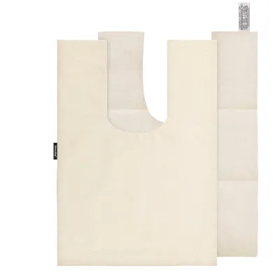 (48cm x 33cm) - Natural Organic Cotton with Removable Cover (Personalised with Text)