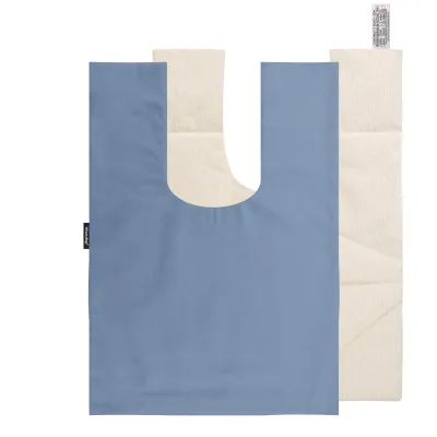 48cm x 33cm (8 Compartments) - Gothic Blue Luxury Cotton Fabric with Removable Cover (Personalised with Text)