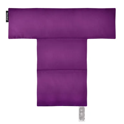 (43cm x 39cm with 3 Compartments) - Purple Cotton Fabric (Personalised with Text)