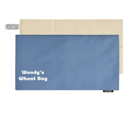 (47cm x 22cm) - Gothic Blue Luxury Cotton Fabric with Removable Cover (Personalised with Text)