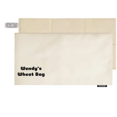 (47cm x 22cm) - Natural Cotton Fabric with Removable Cover (Personalised with Text)