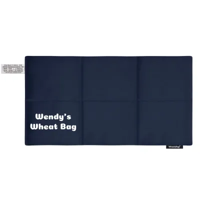 (47cm x 22cm) - Navy Blue Cotton Fabric (Personalised with Text)