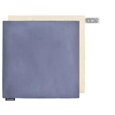 (34cm) - Gothic Blue Luxury Cotton Fabric and Removable Cover