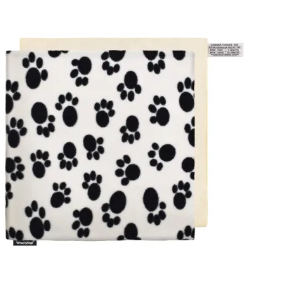 (34cm) - Paws Fleece Fabric and Removable Cover