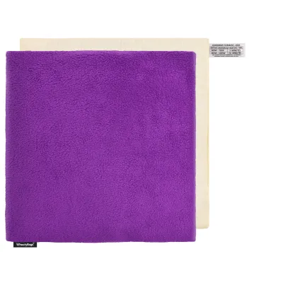 (34cm) - Purple Fleece Fabric and Removable Cover