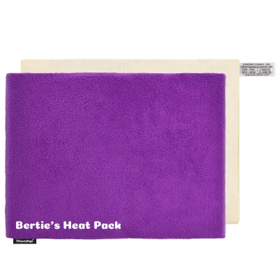 (40cm x 30cm) - Purple Fleece Fabric and Removable Cover (Personalised with Text)