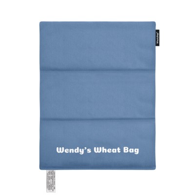 40cm x 30cm (3 Compartments) - Gothic Blue Luxury Cotton Fabric Scented (Organic Lavender Buds) (Personalised with Text)